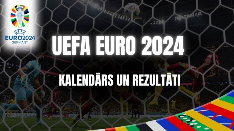 "EURO 2024" SPĒĻU KALENDĀRS UN REZULTĀTI