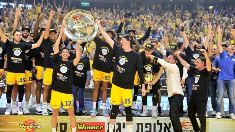 Telavivas "Maccabi" basketbola klubam 57. Izraēlas čempiones un 116. tituls kopā