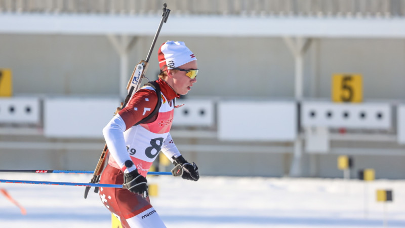 Lozberam 16. vieta pasaules jauniešu biatlona čempionātā