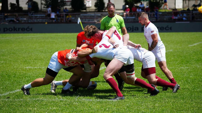 Latvijas regbisti sasniedz pusfinālu, dāmas spēlēs par 9. vietu "Rugby Europe" "Trophy Series"