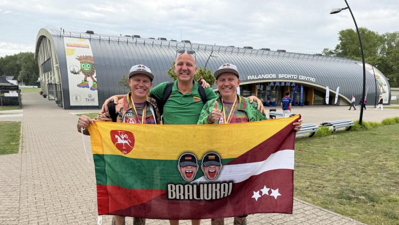 Latvijas "Braliukai" komanda izcīna zeltu Pasaules lietuviešu sporta spēlēs