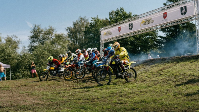 Grobiņas centrā notiks "Zelta Mopēds" un "MX Retro" sacensības