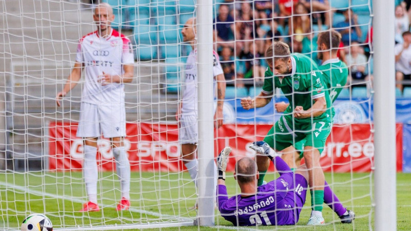 Latviešu izcelsmes igaunis nāk maiņā un papildlaikā ieved "Levadia" nākamajā kārtā