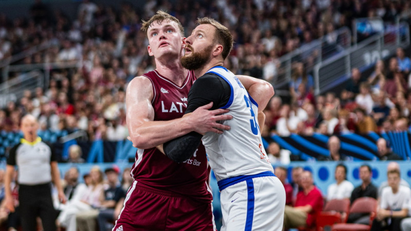 Treniņspēlē noplosās vīri ar NBA pieredzi, vidējās atzīmes uzlabo arī rezervisti