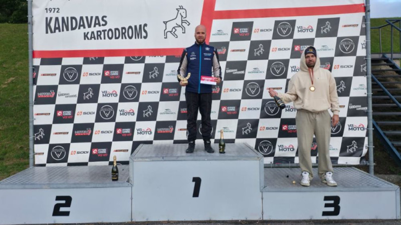 Zalmans - šosezon Kandavas kartodroma karalis