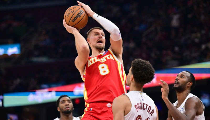 Porziņģis Klīvlendā tiek pie pirmā double-double šosezon