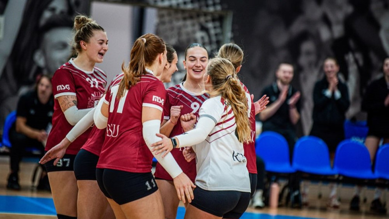 RSU volejbolistes skolo Latvijas U18 komandu