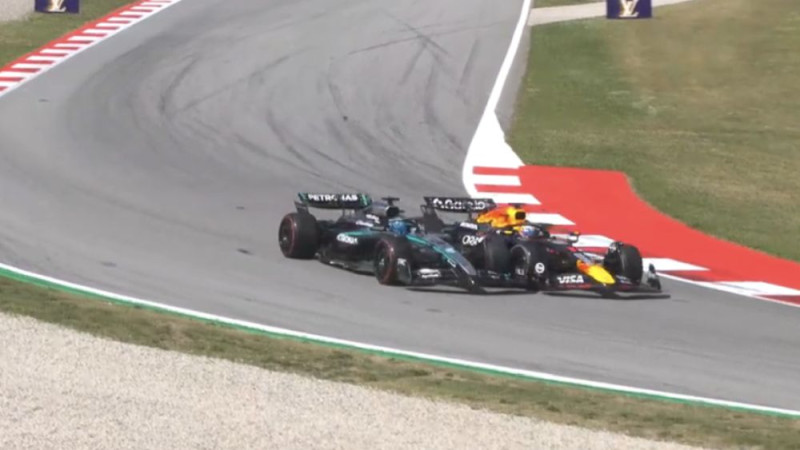 Verstapens: "Barselonas posmā incidentā ar Raselu zaudēju savaldīšanos"