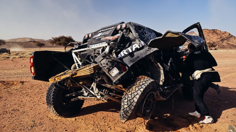 Vanags par avāriju Dakarā: "Šādi notikumi mūs neapturēs"