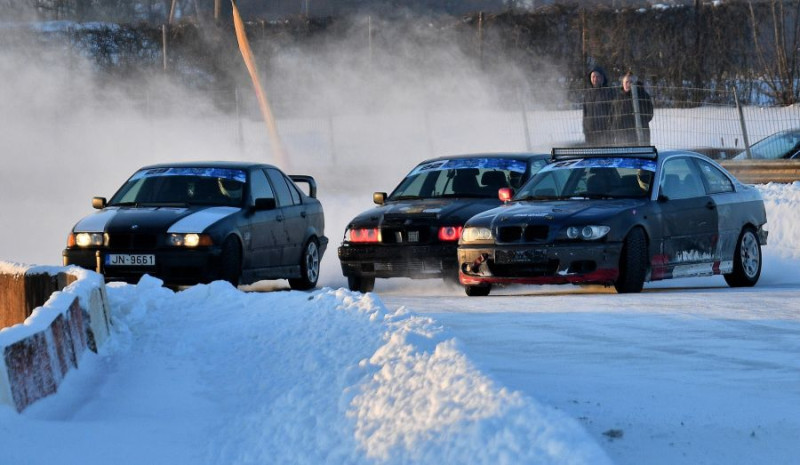 Pirmajā ziemas drifta posmā dubultuzvaru izcīna bijušais PRO čempions Jānis Eglīte