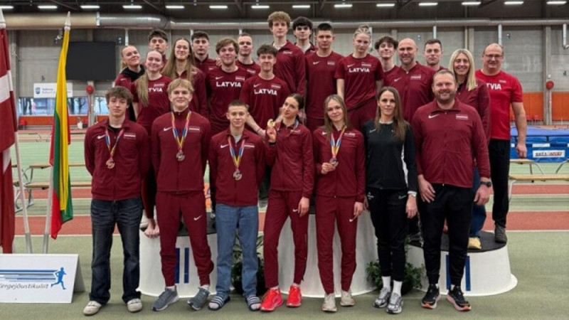 Latvijas jaunie daudzcīņnieki otrie Baltijas čempionātā