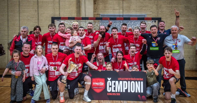 "Tenax Dobele" uzvar izšķirošajā spēlē un triumfē Latvijas čempionātā