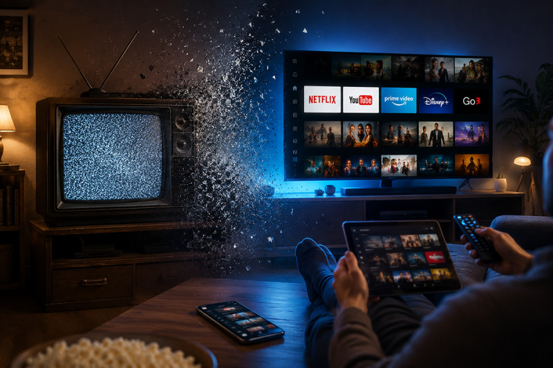 Vai mēs piedzīvojam tradicionālās televīzijas galu?