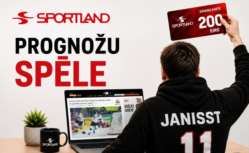 SPORTLAND 2026 PČ hokeja prognožu čempions – lietotājs janisst. RINALDS94 raksta vēsturi