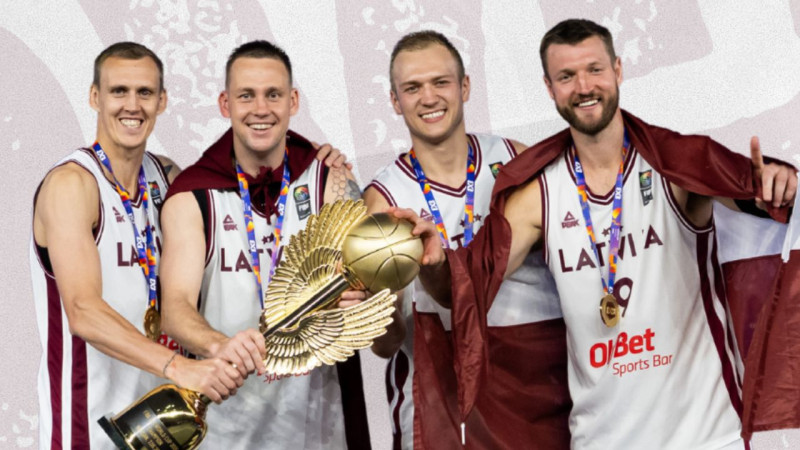 3x3 pasaules čempionus mājās sagaidīs pie Latvijas basketbola Slavas groza