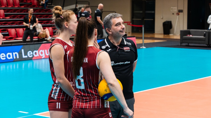 Latvijas vīriešu un sieviešu izlases turpina cīņas Eiropas līgā
