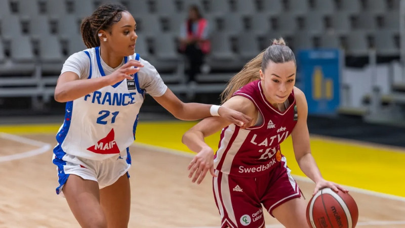 U18 meitenes pusstundu tur līdzi trīskārtējai Eiropas čempionei