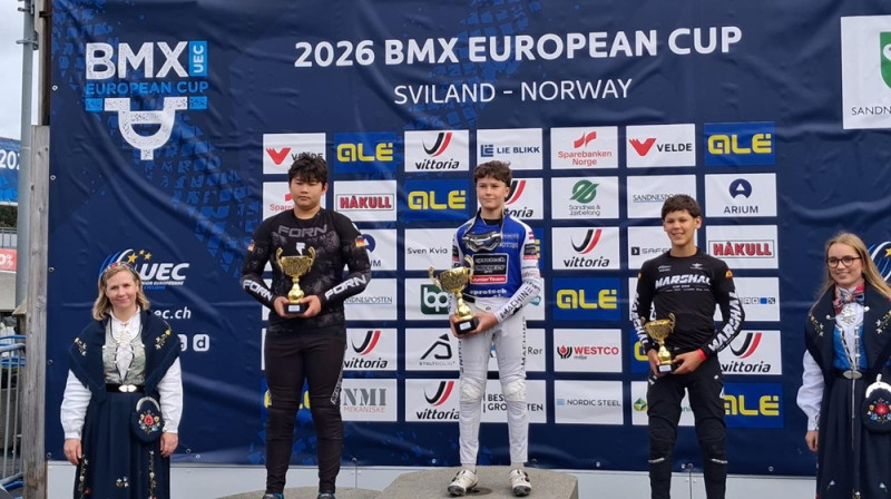 UEC BMX Eiropas kausa 10. posmā Langmanis astotais U23, Turkins uzvar B13 grupā